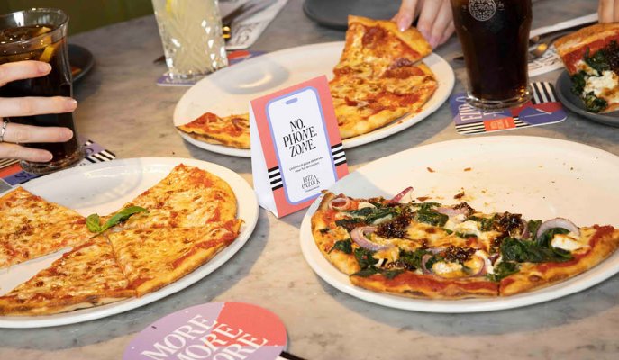 PizzaExpress launches phone-free campaign