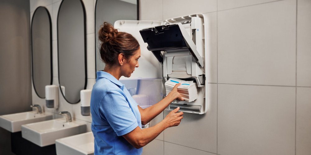 Tork research shows people want to thank restroom cleaning staff but rarely do