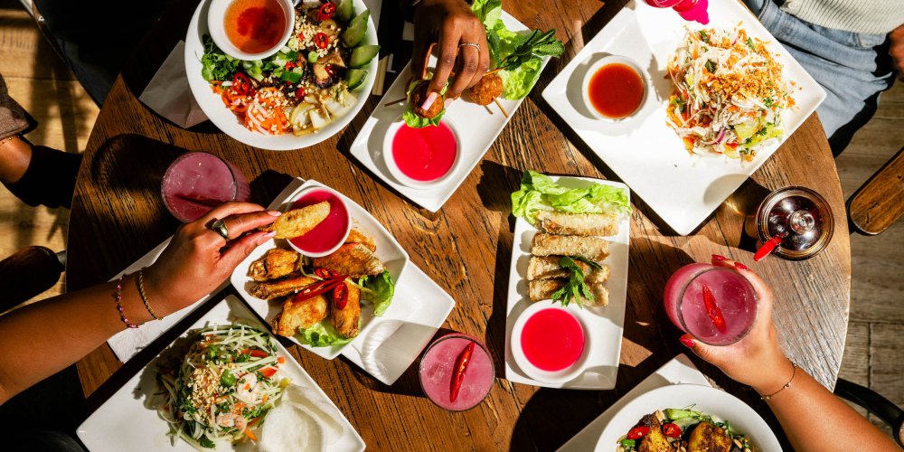 Pink sriracha and £5 menus at Pho