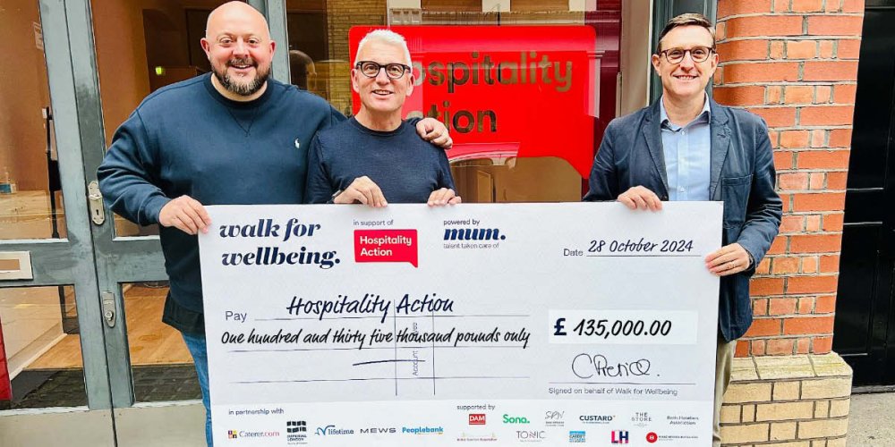 Hospitality rallies in support of Walk for Wellbeing event