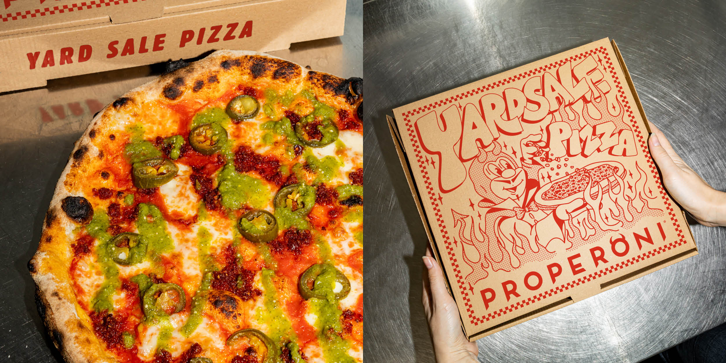 Yard Sale Pizza teams up with PROPERONI